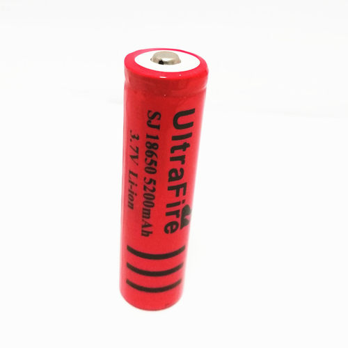 电池18650 4800/5200mah 3.7V强光手电筒充电锂电池