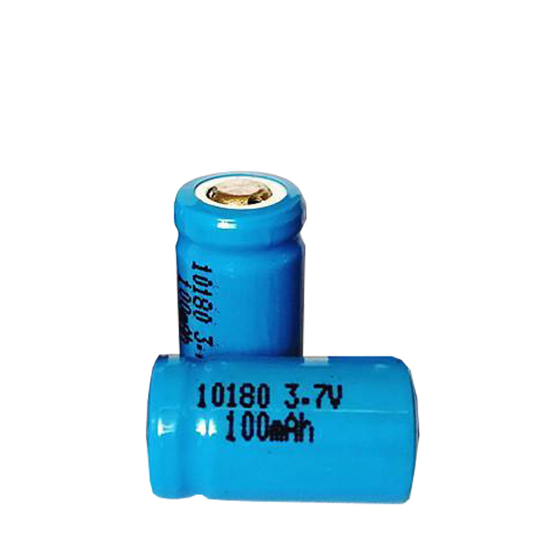 10280圆柱三元锂电池180mAh 3.7V蓝牙报警器手电筒指纹锁充电电池