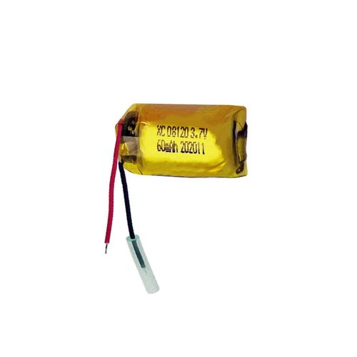 3.7V小圆柱可充电聚合物锂电池08120-60mAh 快充耳机助听器电池