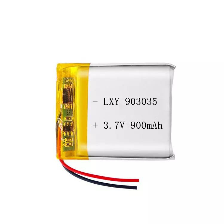 3.7V充电电池903035聚合物锂电池900MAH蓝牙音箱LED灯具智能穿戴