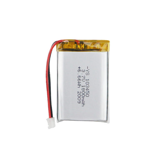 103450聚合物锂电池1800mAh 3.7V美容仪早教机 LED灯KC认证锂电池