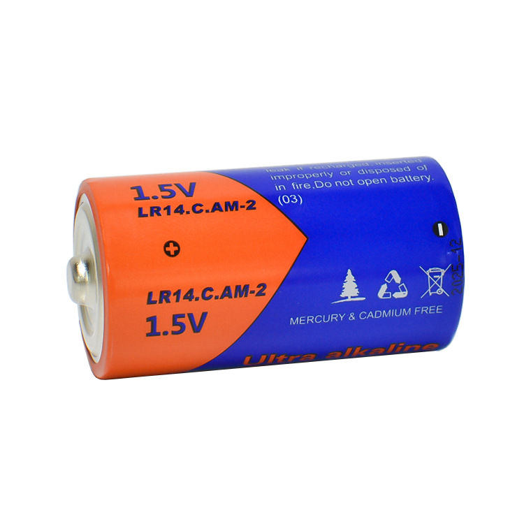 比苛2号碱性电池 手电筒露营灯配套1.5V高品质碱性2号电池LR14