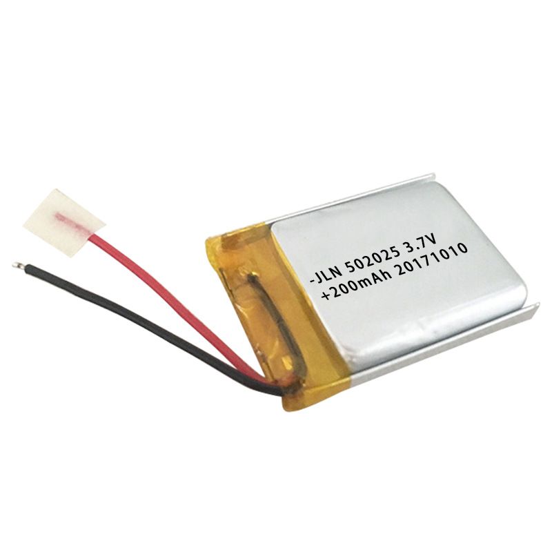 聚合物锂电池502025 200mAh 3.7V智能手表LED灯玩具蓝牙耳机电池
