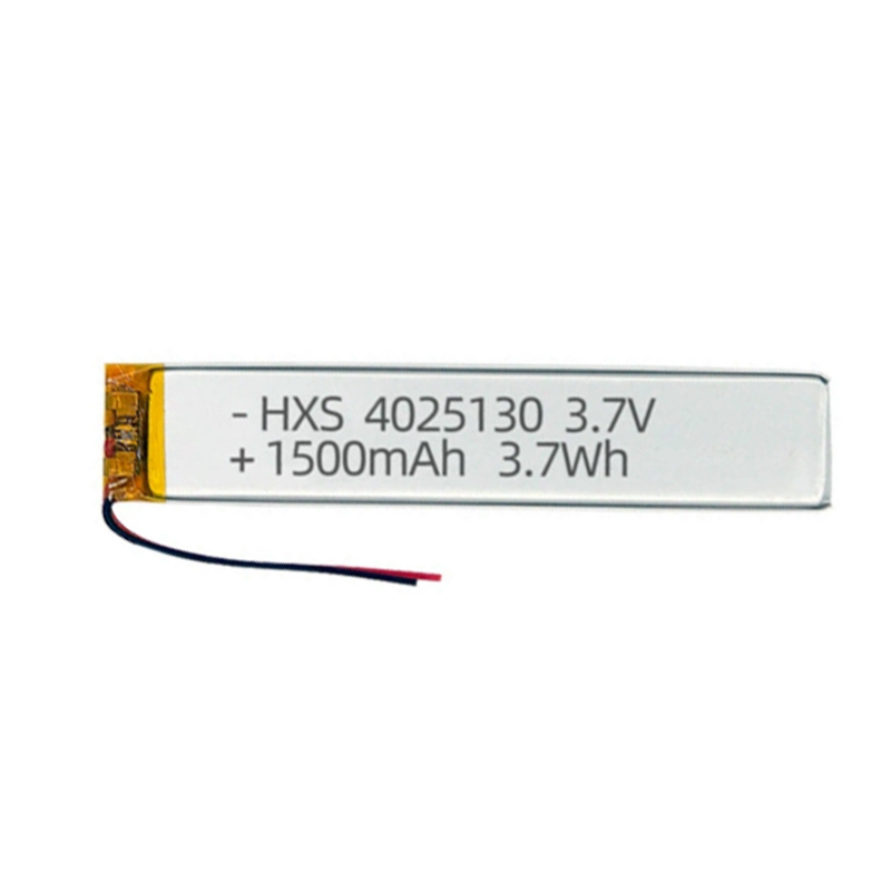 聚合物锂电池4025130 1500mAh认证人体感应橱柜灯 长方形充电电池