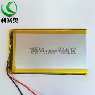 5560100聚合物锂电池5000MAH-3.7V移动电源设备电池组LED灯具