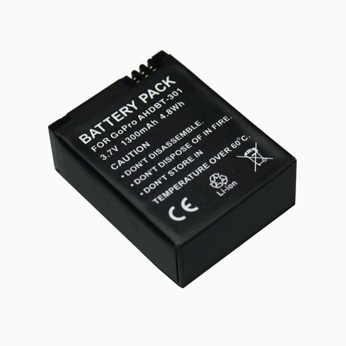 AHDBT-301/302电池 适用于goproHero3 运动摄像机相机电池配件