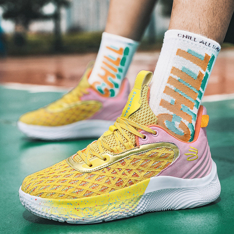 库里9代篮球鞋纯原芝麻街联名夏透气学生儿童curry低帮实战蓝球鞋