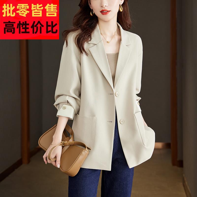 西装外套女气质名媛高级感2024年秋季新款时尚气质修身小西服上衣
