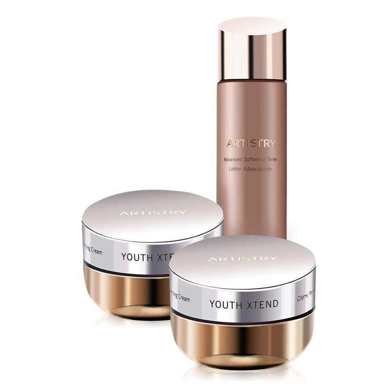 安利护肤品雅姿化妆品恒时凝颜套装日霜/晚霜/爽肤水美白补水保湿