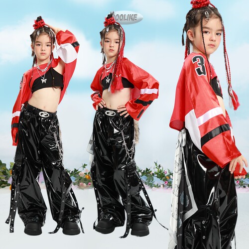 儿童街舞潮服女童辣妹走秀爵士舞