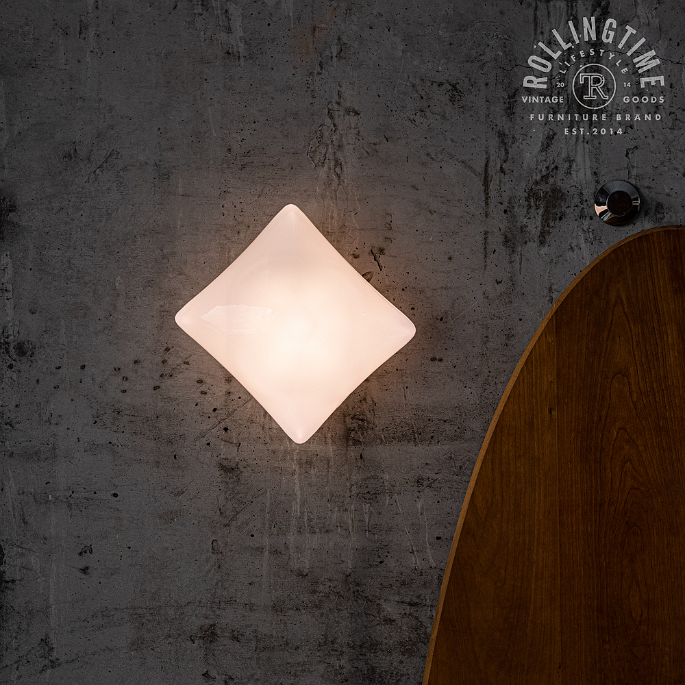 軸年复古玻璃铝壁灯吸顶灯