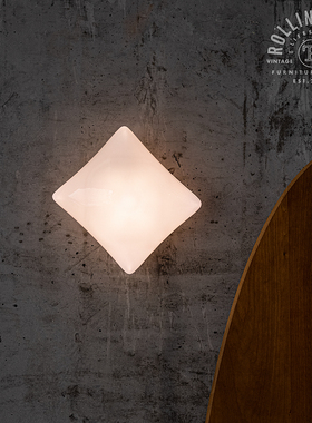 軸年 Rolling time 复古玻璃铝壁灯 背景墙餐厅卧室床头吸顶壁灯