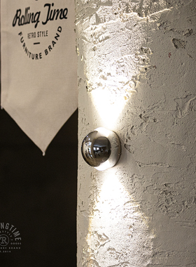 轴年Rolling time 复古铝壁灯 工业风户外门头走廊灯防水氛围射灯