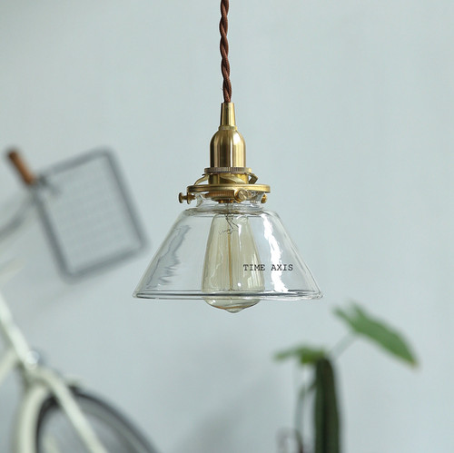 rollingtime日本玻璃黄铜吊灯