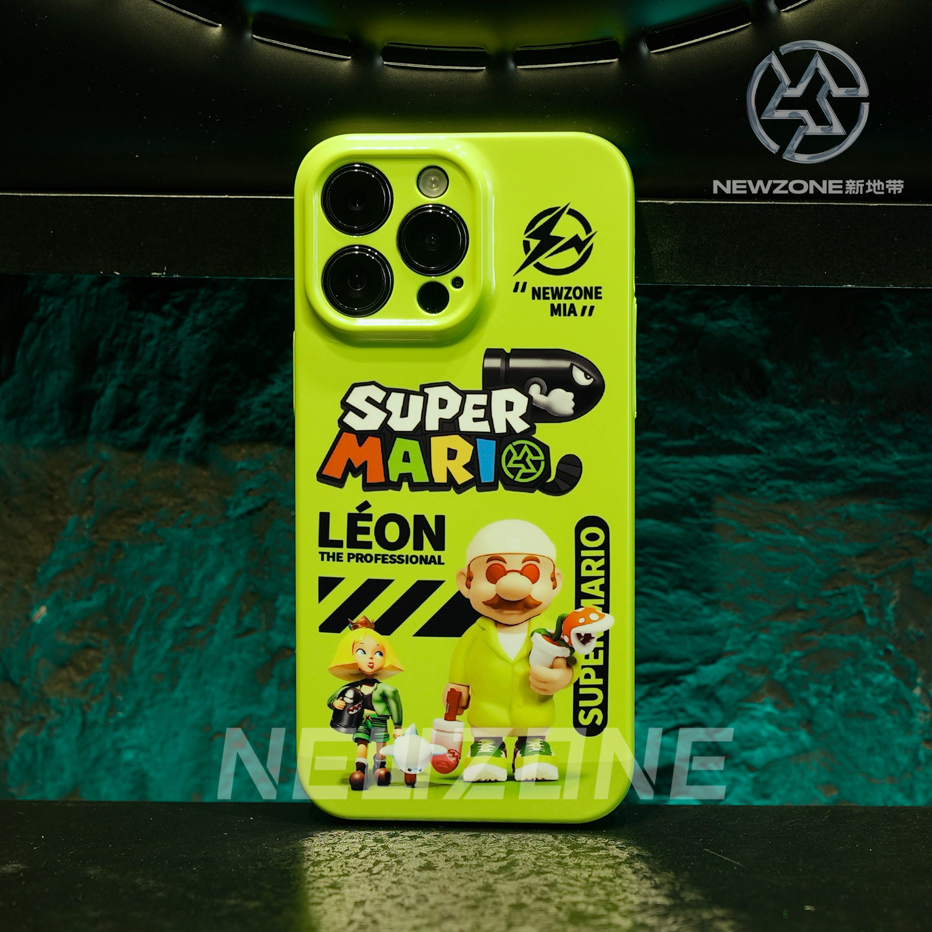 卡通马里奥杀手小女孩情侣手机壳适用于iphone16Promax全包菲林壳14/13mini精孔7/8个性绿色12/XR/XS防摔软壳