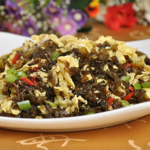 野生地皮菜农家干货非100%免洗地软地木耳地衣菜地皮菇 干净500克