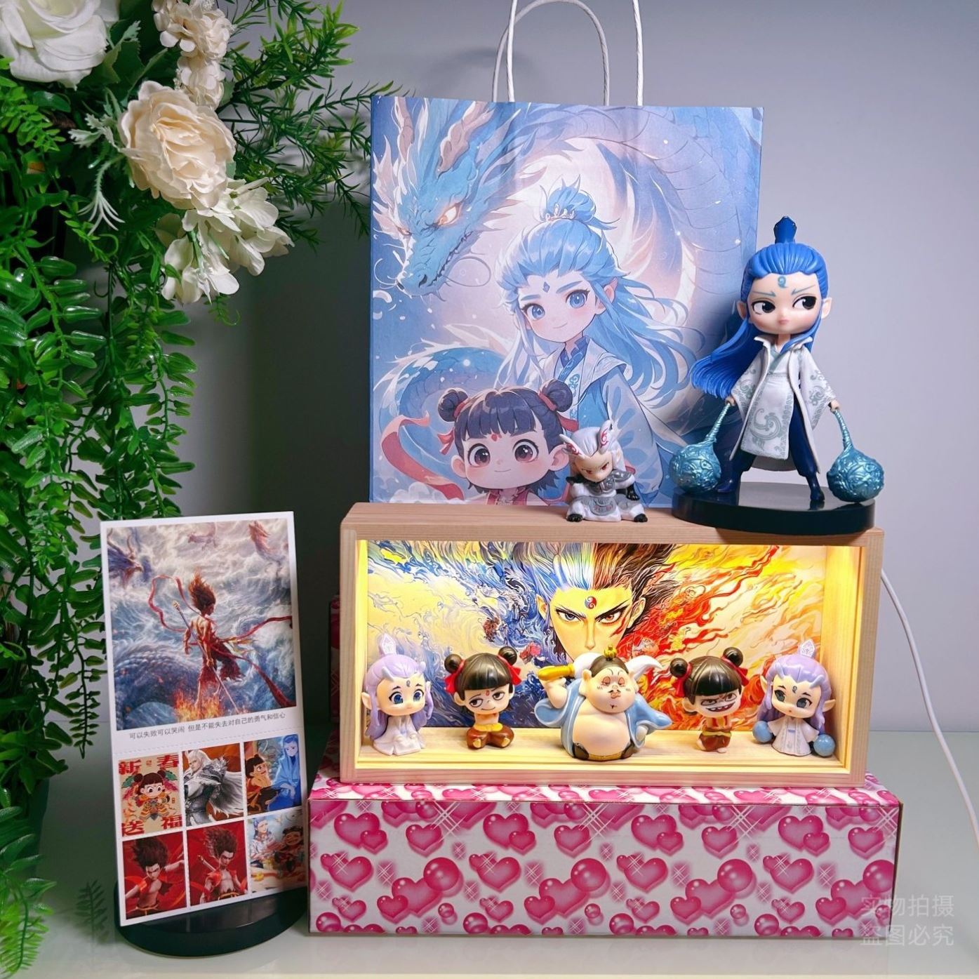 哪吒手办实用小夜灯送儿童男生男孩同学生日礼物女孩男同学伴手礼