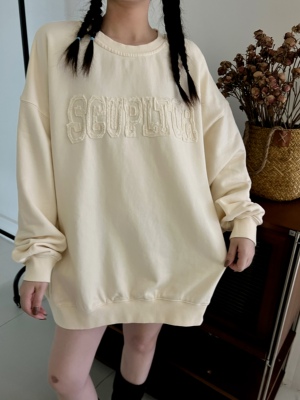 太阳花常规宽松纯棉韩版刺绣女士