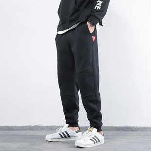 跑步束脚卫裤 春秋运动裤 纯棉潮流休闲小脚裤 宽松大码 子 男2025新款