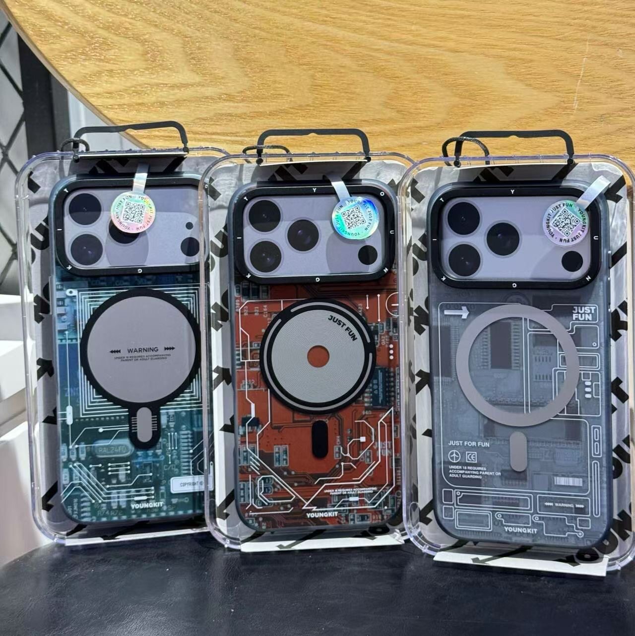 「科技」猿气适用苹果17promax手机壳磁吸17pro原创新款iphoneAir相机按键全包防摔外壳电路板高级感保护套男