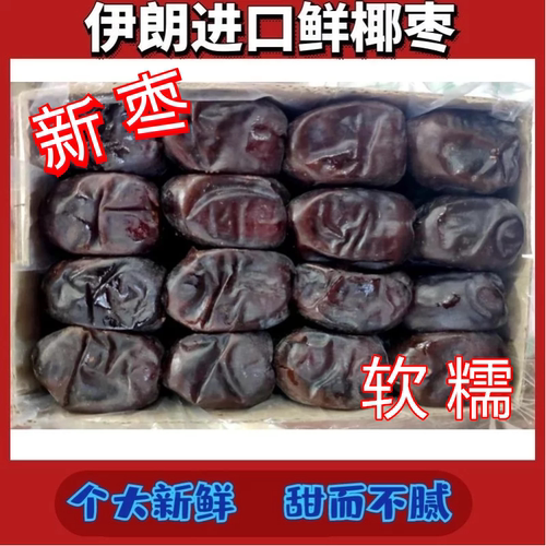 25年新货雅西尔椰枣伊朗进口黑椰枣 YASER dates iran 盒装面包枣