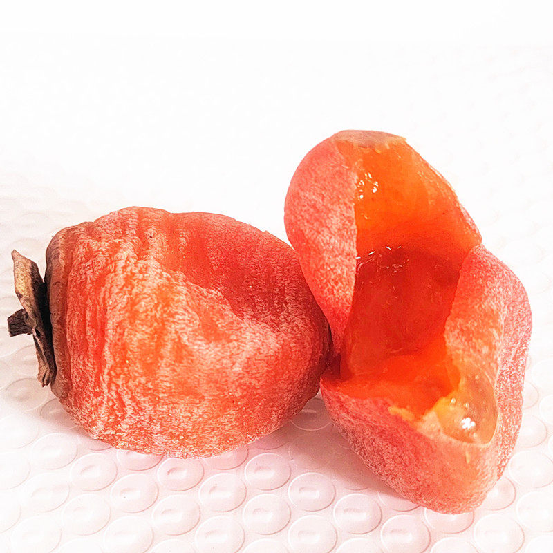 吊柿饼25年新货富平流心柿子饼500g零食特产自然晾晒柿饼子