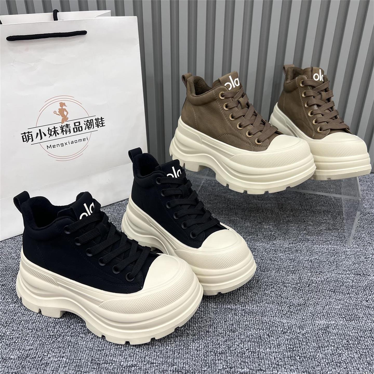 韩版厚底增高老爹鞋小个子运动鞋