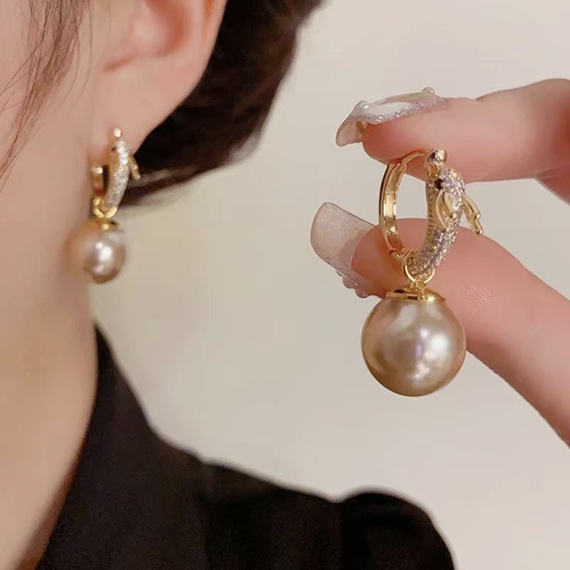 龙年珍珠耳环耳扣女两戴款生肖龙耳钉轻奢高级感中国风本命年耳饰,饰品/流行首饰/时尚饰品新,耳环,淘宝优惠券,粉丝福利购,淘宝优惠卷