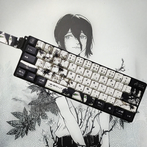 复客狮F61pro电脑外设办公游戏侧刻客制化蕾塞电锯人60键机械键盘