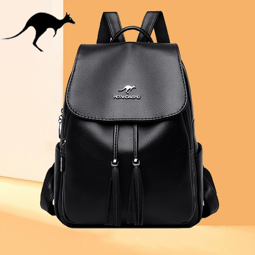 Рюкзак, летняя модная вместительная и большая сумка через плечо для путешествий, из натуральной кожи, коллекция 2021