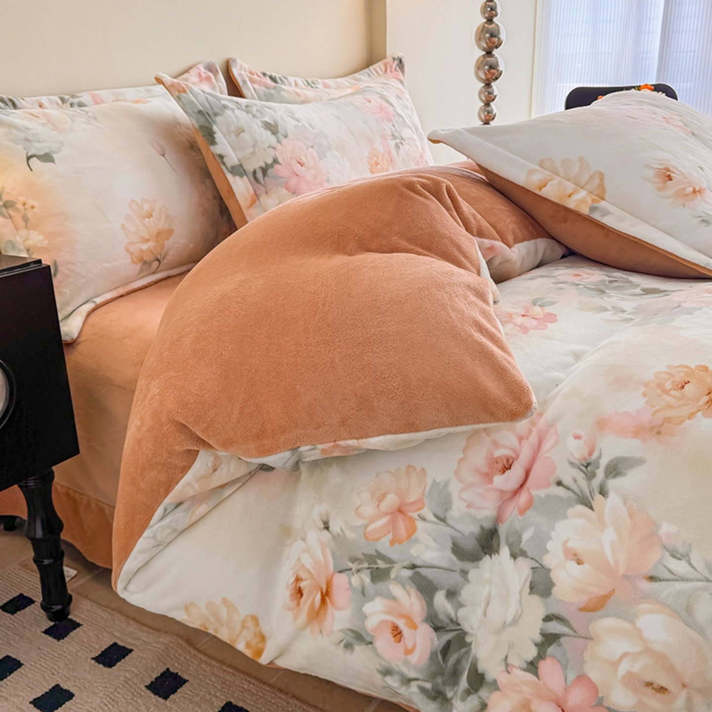 定制Aa类加厚牛奶绒珊瑚绒四件套