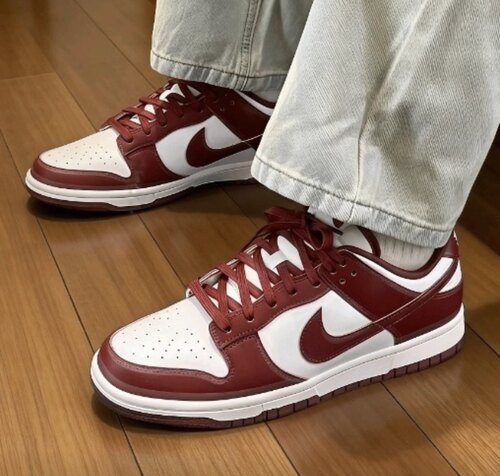 耐克Nike Dunk酒红波尔多骨白板鞋DV0833