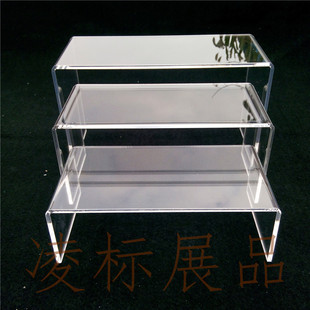 架陳列擺放架包包架化妝品架手辦模型底座 亞克力展示架透明托架鞋