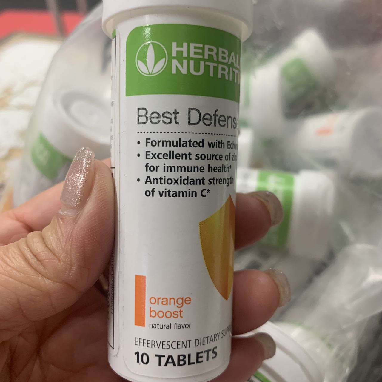 美国康宝莱维生素C泡腾片维他命 免疫力倍御VC泡片1000mg美国原版