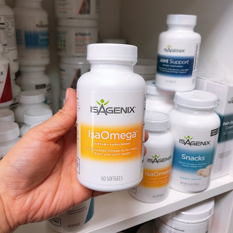 小肥轩 美国爱身健丽 ISAGENIX 鱼油胶囊进口深海鱼油软胶囊60颗
