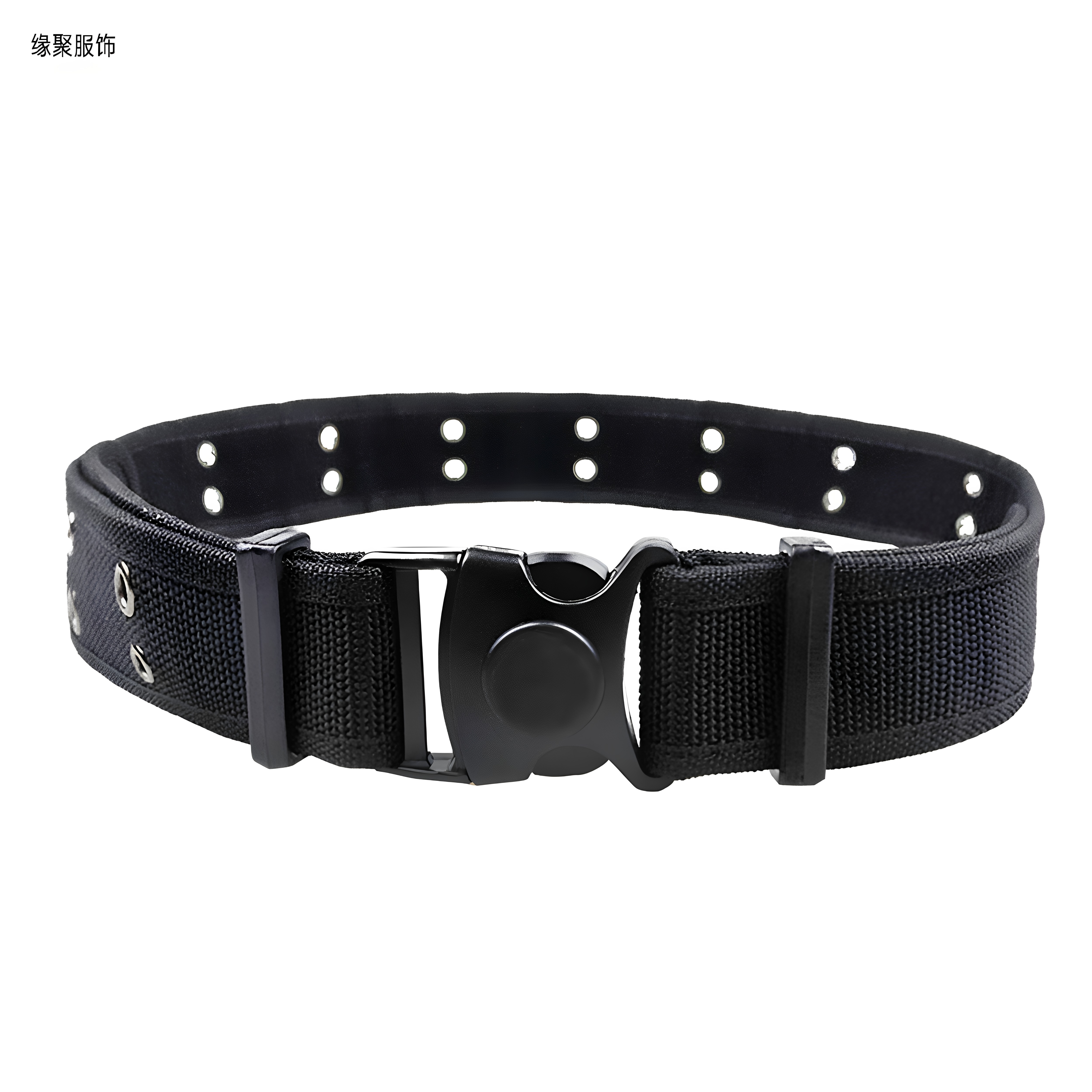 物业男保安作训黑色迷彩训练腰带