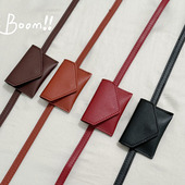 mini凹造型小腰包韩国网红时尚 皮带装 饰腰间挂包迷你小挎包零钱包