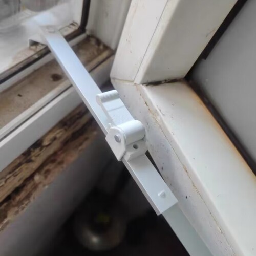窗户风撑平开窗限位器防风固定器铝合金窗支撑杆塑钢窗通用伸缩杆