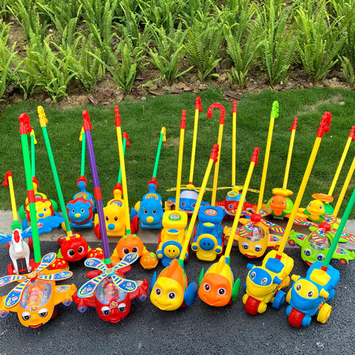 宝宝拖拉学步手推车飞机玩具