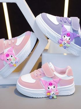 儿童鞋子2025春秋款新款女童运动鞋宝宝休闲板鞋宝宝小童防滑软底