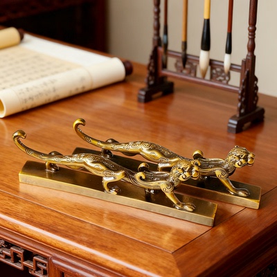 复古走虎镇纸书房镇尺