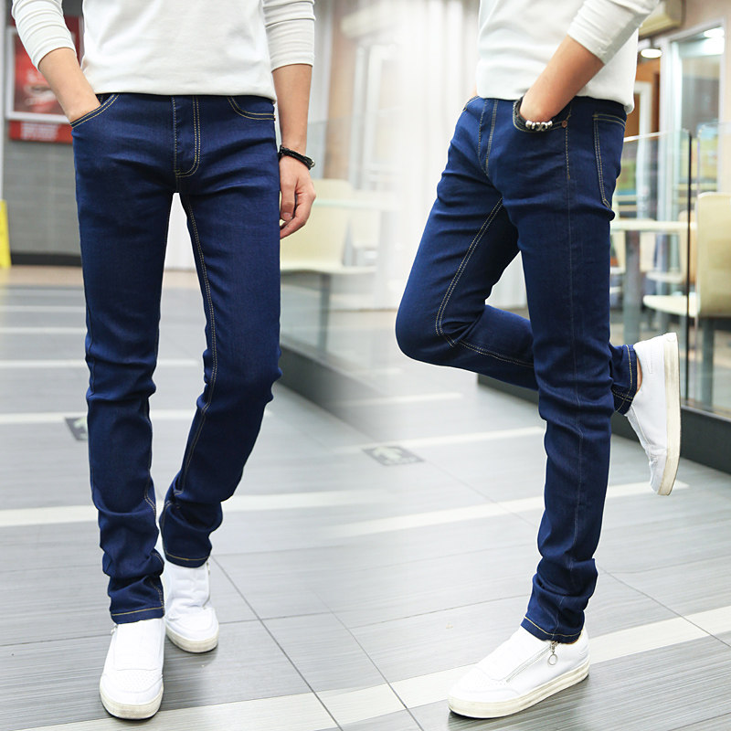 Jeans pour adolescent pieds Slim pour Quatre saisons - Ref 1470496 Image 1