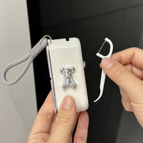 牙线盒自动弹出便携式旅行随身