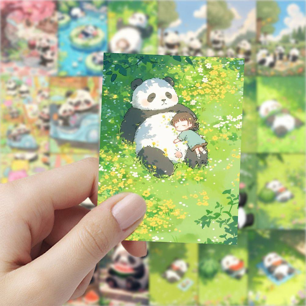 63张大熊猫日常生活贴纸行李箱卡通可爱治愈系装饰手机壳平板iPad,文具电教/文化用品/商务用品,贴纸/立体贴纸,淘宝优惠券,粉丝福利购,淘宝优惠卷