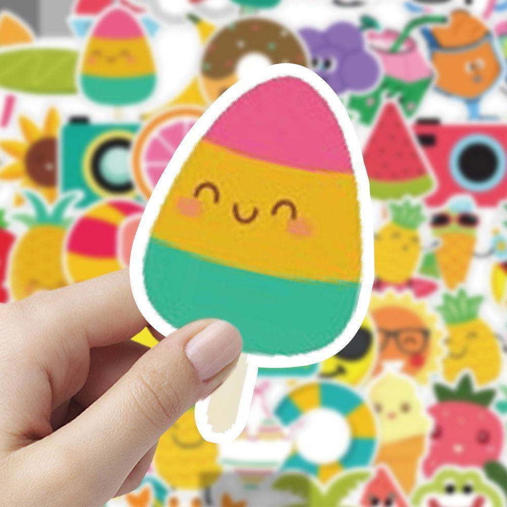 180张夏日涂鸦卡通贴纸趣味创意小清新周边手机手账装饰贴画防水,文具电教/文化用品/商务用品,贴纸/立体贴纸,淘宝优惠券,粉丝福利购,淘宝优惠卷