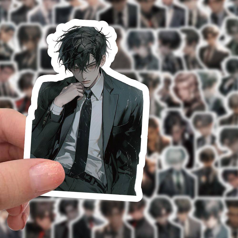 120张动漫小帅哥男主贴纸ins风高颜值可装饰手机壳电脑防水贴画,文具电教/文化用品/商务用品,贴纸/立体贴纸,淘宝优惠券,粉丝福利购,淘宝优惠卷