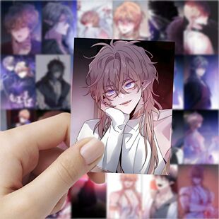 189张魔王逆谋漫画贴纸卡通高颜值里昂艾丽丝周边手账diy装饰贴画