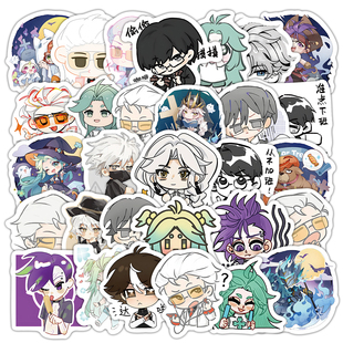 206张手势动作Q版 人物diy儿童素材自粘手机壳行李箱标签立体贴画