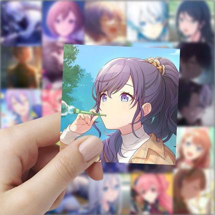 118贴动漫世界计划贴纸笔记本电脑手机平板手账行李箱装饰diy贴画