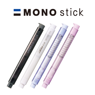 TOMBOW蜻蜓笔形橡皮擦stick按动笔型mono美术素描细节干净橡皮笔